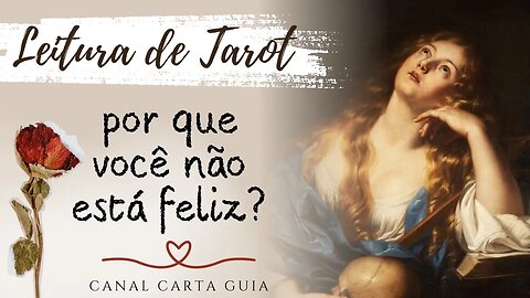 🌟 O QUE BLOQUEIA SUA FELICIDADE? | LEITURA DE TAROT