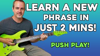 Learn a new triplet pattern for guitar in just 2 minutes!