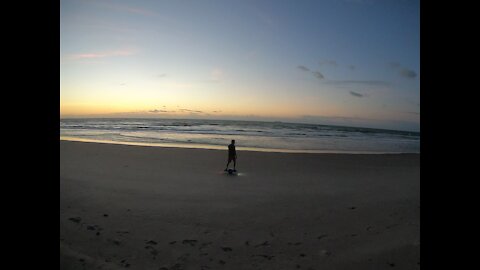 Cape Canaveral Beach Sunrise 5-16-2021- One Wheel