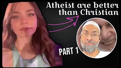 Athiest is better than christian in this world - hot debate exmuslim ahmad and arabic - part 1