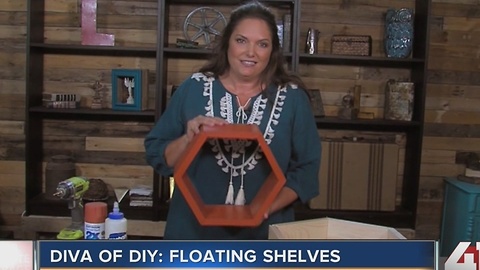 Diva of DIY: floating shelves