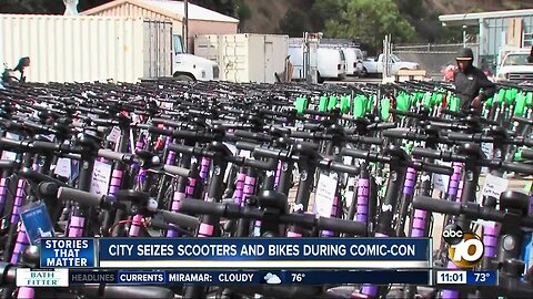 Companies try to recover scooters seized during Comic-Con weekend