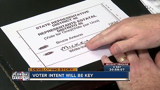 Markings on ballots makes voter intent difficult to determine