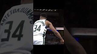 Giannis Antetokounmpo FILTHY SLUM DUNK On Jalen Smith And The Bench Goes Crazy