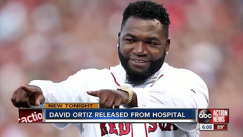 David Ortiz released from hospital nearly 7 weeks after shooting in Dominican Republic