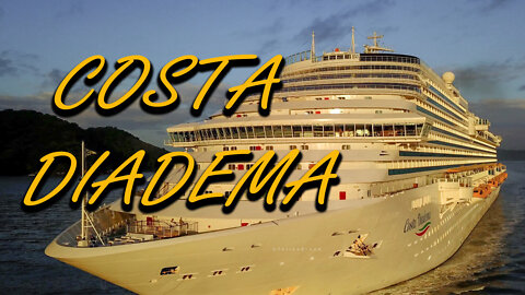 The cruise ship "Costa Fascinosa'' - City of Santos - Brazil