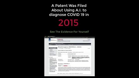 ROTHSCHILD PATENTED COVID19 BIOMETRIC PCR TEST 2015