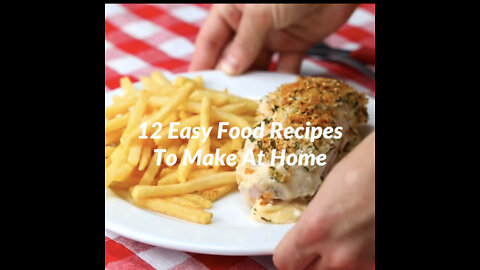 12 Easy food recipes to make at home 🫕🫕🥘🍜🍜