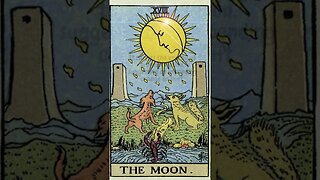 Diving Deep: Mystical Connections in the Moon Tarot Card! Pt 1 #shorts #tarot #tarotreading