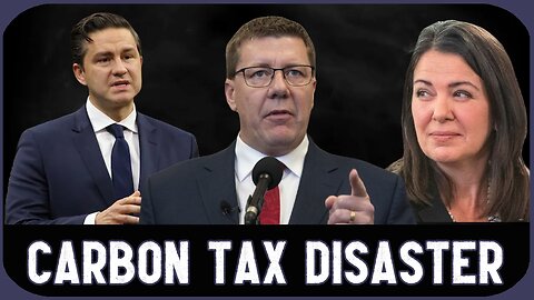 Danielle Smith, Scott Moe, & Pierre Poilievre rally against the carbon tax scam.