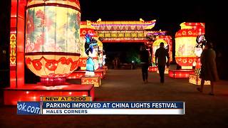 Parking improved at China Lights Festival