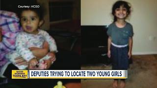 MISSING: 6-month-old, 5-year-old Tampa sisters