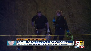 Crews search woods in Delhi Township for more human remains