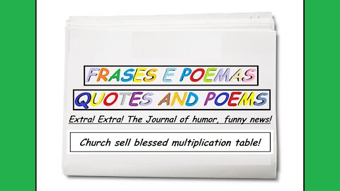 Funny news: Church sell blessed multiplication table! [Quotes and Poems]