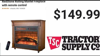 Tractor Supply Electric Infrared Heater REVIEW [High End $149.99]