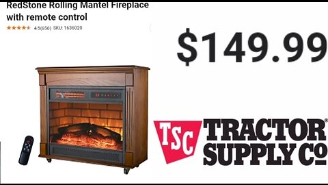 Tractor Supply Electric Infrared Heater REVIEW [High End $149.99]