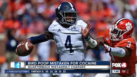 Bird poop on football player's car mistaken for cocaine