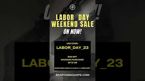 $30 OFF MINIMUM PURCHASE OF $120 #laborday2023 #labordaysale #guns #ak47 #ar15 #mancave #50cal #army