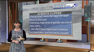 Rachel Garceau's Wednesday Weather Word: Alberta Clipper