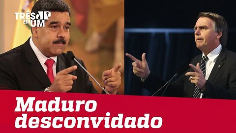 Nicolás Maduro é desconvidado por Bolsonaro para vir à posse presidencial