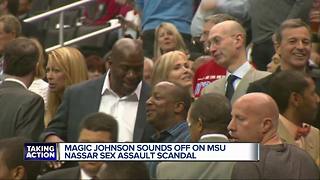 Magic Johnson tweets on MSU scandal