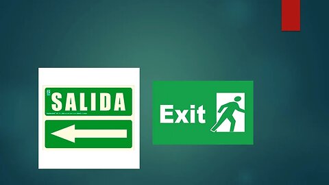Learn the difference between Éxito (Success) vs Salida (Exit)