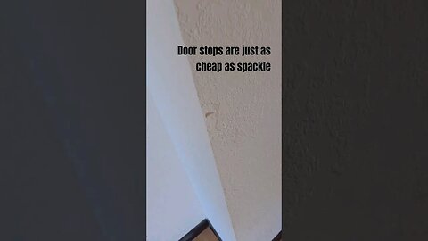 Door stops are just as cheap as drywall spackle