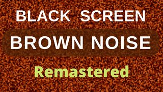 1 Hour Relaxing Brown Noise for Sleep,Focus and Tinnitus Relief | Black Screen