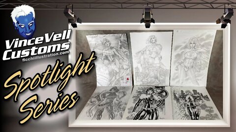 Artist Spotlight- Carlos Silva & Leandro Olivera Art commissions from Ed Benes Studio