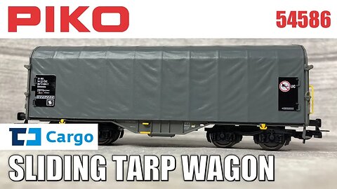 A bit of a rarity | ČD Cargo Sliding Tarp Wagon PIKO Classic Range HO Scale