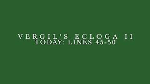 Vergil Ecloga II Lines 45–50