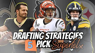 Fantasy Football Superflex Draft Strategy | #5 Pick