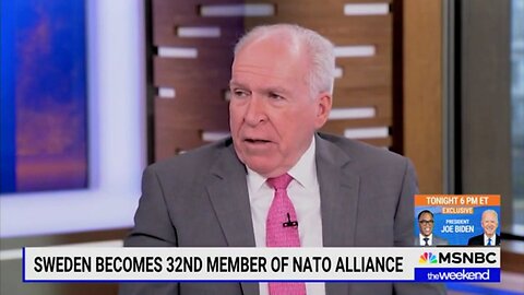 John Brennan: US Is Critical Component Of NATO Alliance That'll Deter Russia From Moving Into Europe
