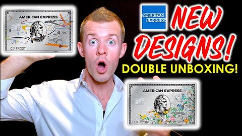 *DOUBLE* AMEX PLATINUM CARD UNBOXING! (Amex Platinum New Design: Julie Mehretu & Kehinde Wiley)