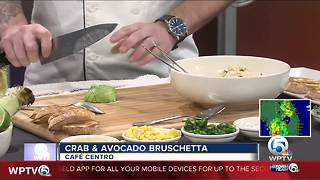 Crab and avocado bruschetta recipe