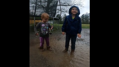 Jumping In Muddy Puddles