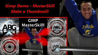 Gimp Tutorial: Masterskill Demo! How to Create a Thumbnail