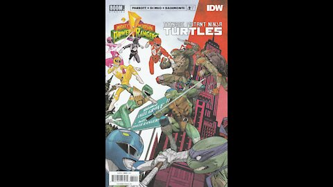 Mighty Morphin' Power Rangers / TMNT -- Issue 2 (2019, Boom / IDW) Review