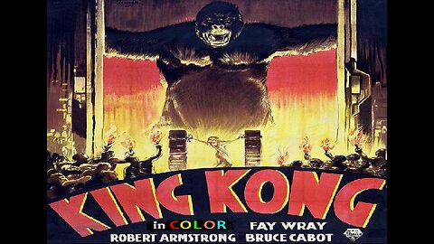 KING KONG 1933 in COLOR Turner Studios 1980s Colorized Version FULL MOVIE Enhanced VHS
