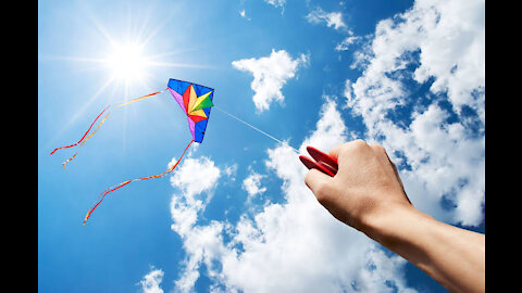Play with my kite.