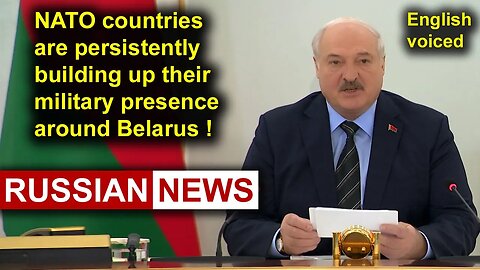 NATO countries are persistently building up their military presence around Belarus! Lukashenko