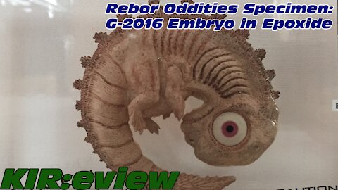 KIR:eview #30 - Rebor Oddities Specimen: G-2016 Embryo in Epoxide