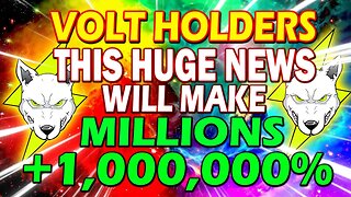 VOLT INU CRYPTO BREAKING NEWS! 🔥 VOLT COIN 400X RISE IS NEXT! *URGENT UPDATE*