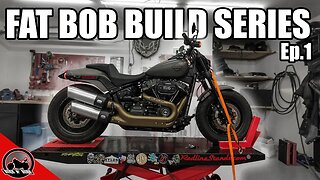 Shock Extension, License Plate Bracket, Fender Light - Fat Bob Build Series Ep.1