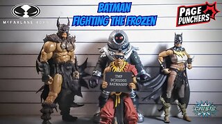 McFarlane Toys DC Page Punchers Batman Fighting the Frozen Wave Figure Review