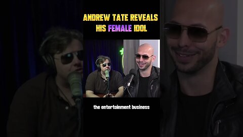 Andrew Tate Reveals His Secret Idol #andrewtate #timdillon #jre #adinross #shorts #subscribe