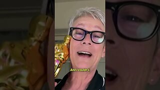 SO BRAVE: Jamie Lee Curtis declares that her Oscar is a “they/them.”