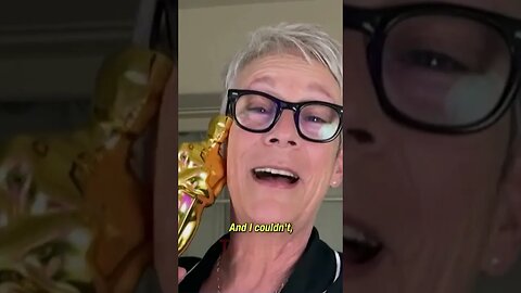 SO BRAVE: Jamie Lee Curtis declares that her Oscar is a “they/them.”