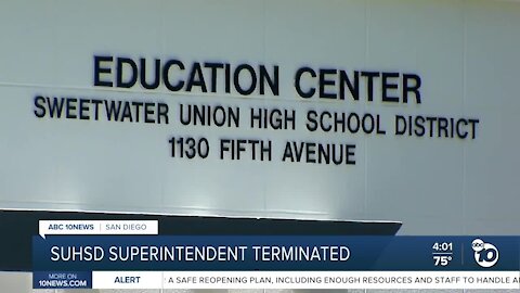 SUHSD superintendent terminated