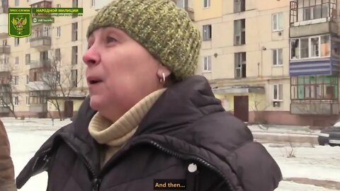 Residents of Rubezhnoe talk about Nazi crimes.